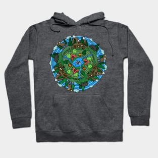 Rustic Outdoor Mandala Hoodie